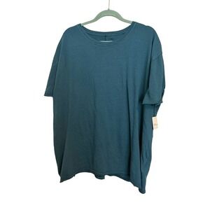 Free People We The Free Navy Patina Oversized Nina Tee Shirt L OB1690079 NEW